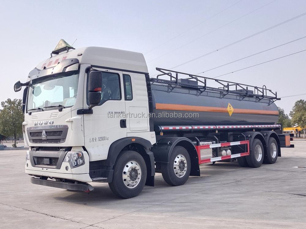 8x4 CNHTC HOWO Sinotruck DFM DONGFENG FAW JIEFANG 15-25CBM 304 Carbon Steel chemical liquid Oxidising corrosives tanker truck